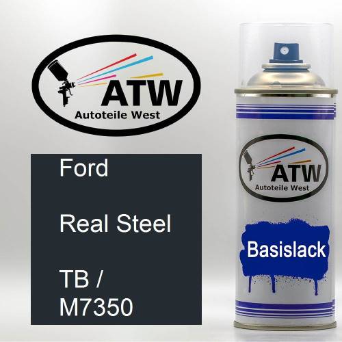 Ford, Real Steel, TB / M7350: 400ml Sprühdose, von ATW Autoteile West.